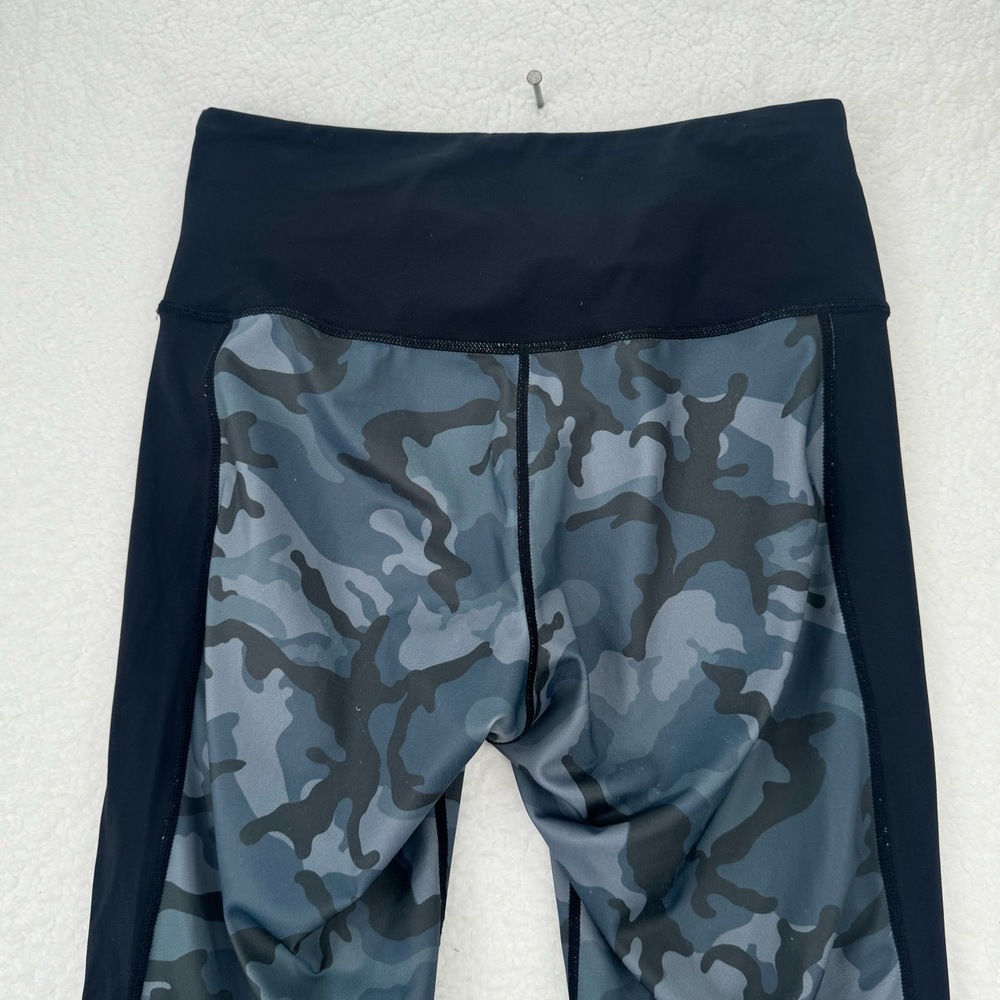 Veronica Beard X Bandier Ronda Leggings Camo Metallic Side Stripe Sophisticated - Picture 11 of 11